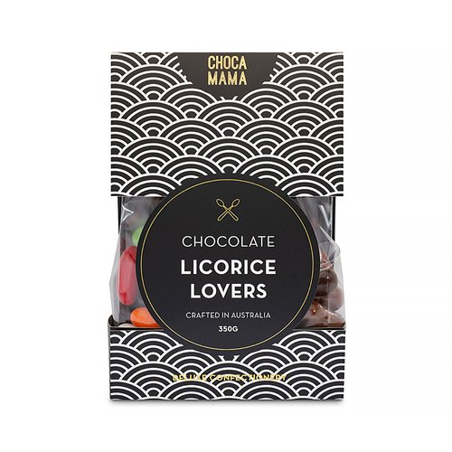 Chocolate Licorice Lovers Window Box 350g-Chocamama-Lima & Co