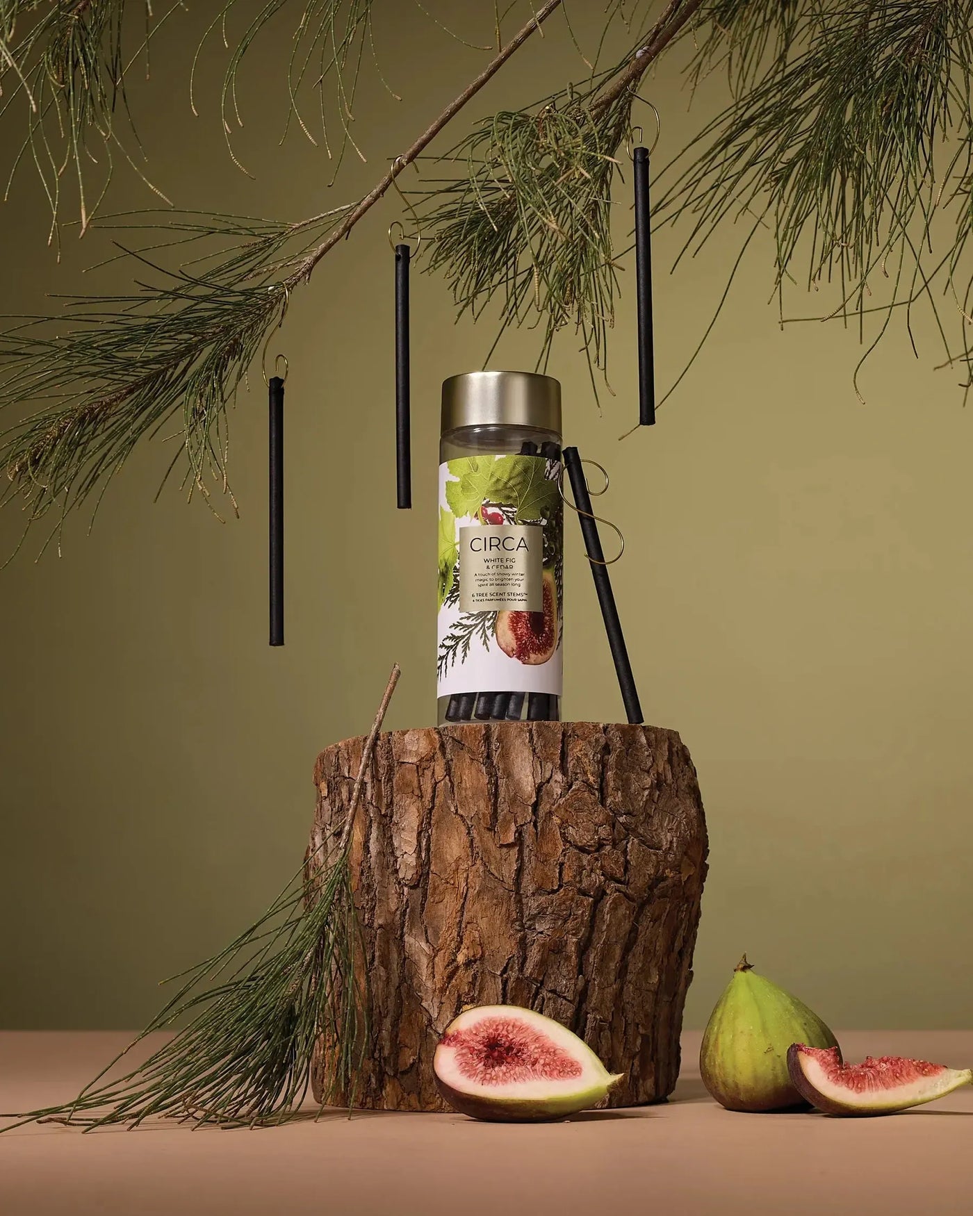 Christmas Tree Scent Stems - White Fig & Cedar-Circa-Lima & Co