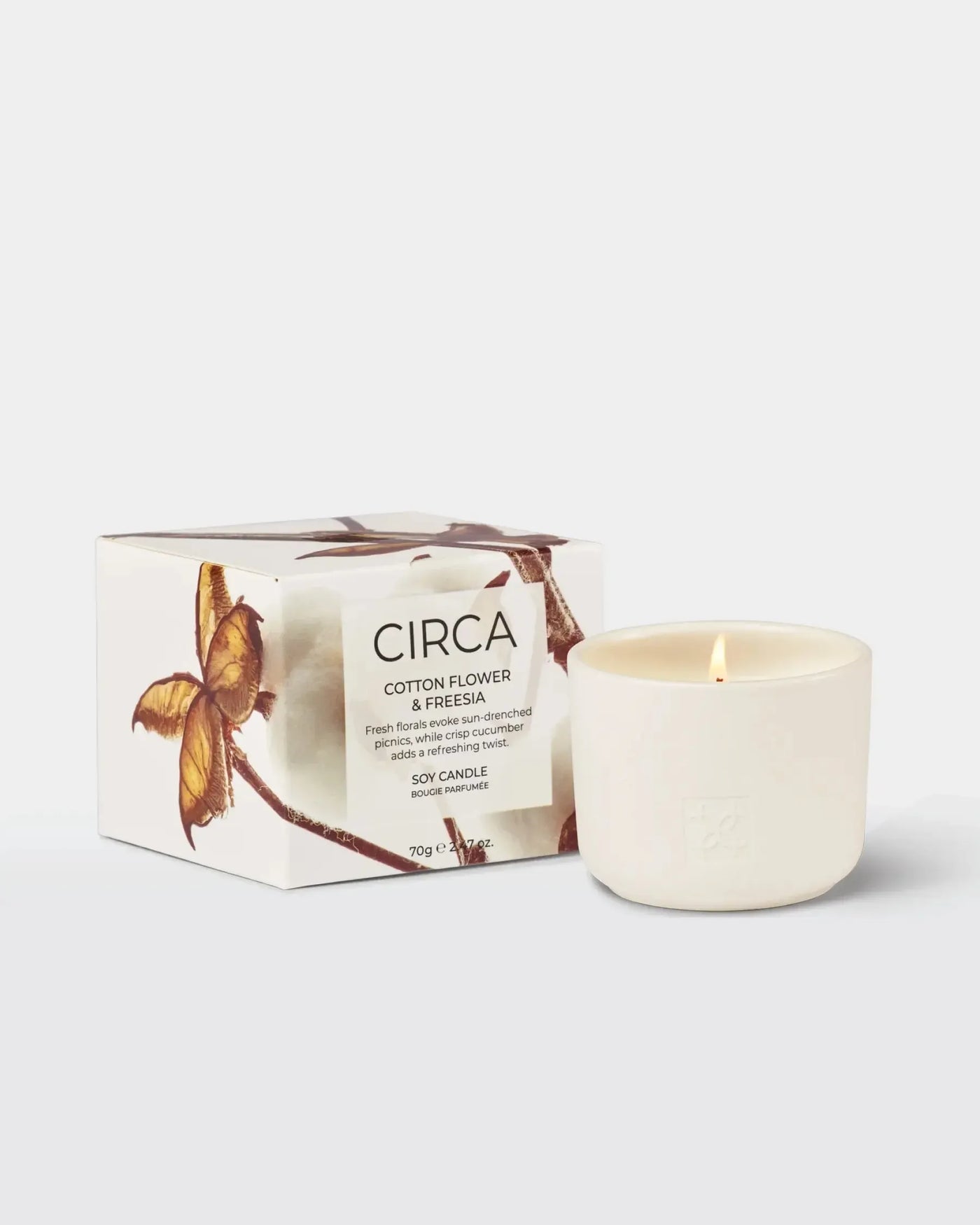 Circa 70g Candle - Cotton Flower & Freesia-Circa-Lima & Co