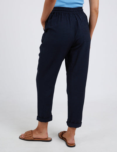 Clem Relaxed Pant - Navy-Elm Lifestyle-Lima & Co
