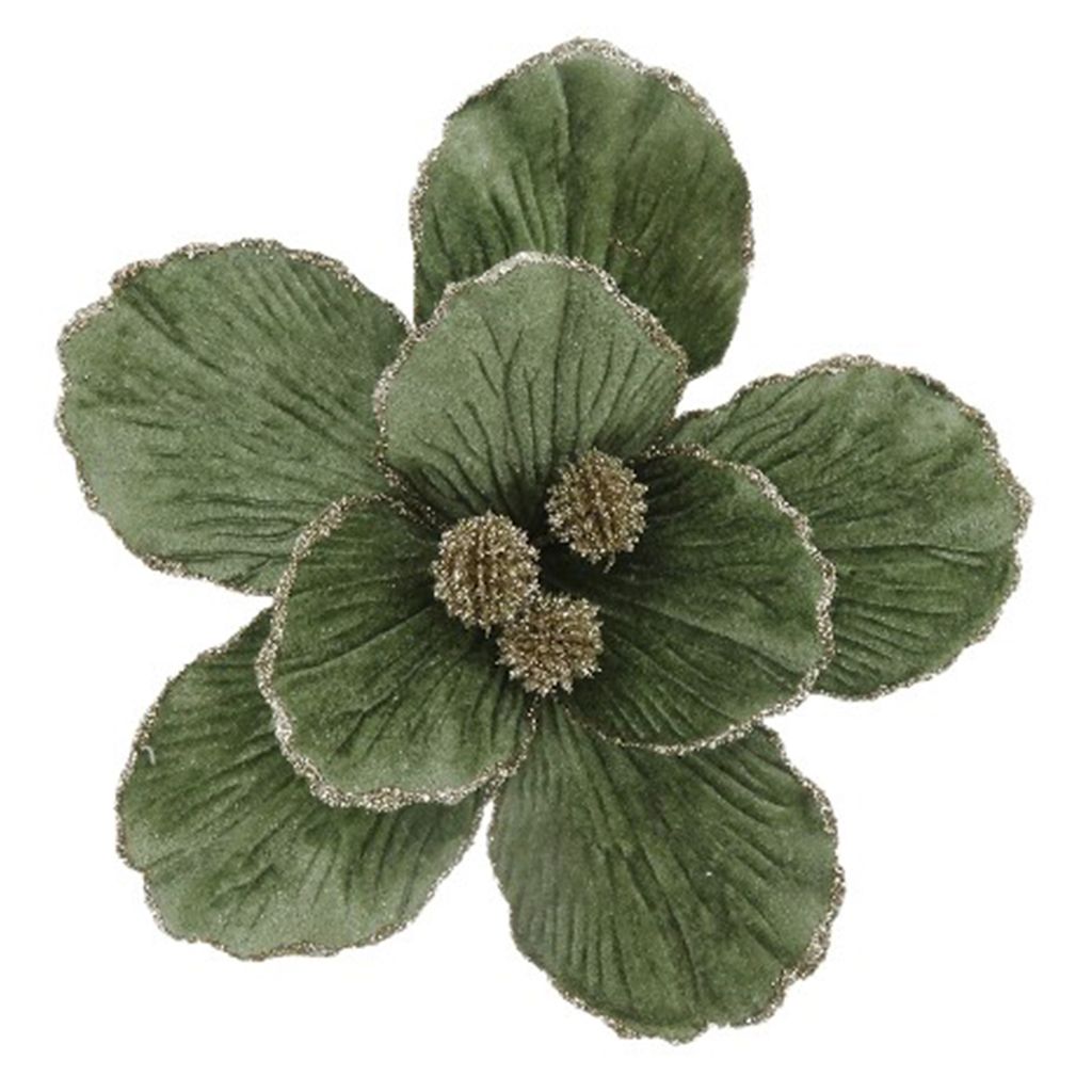 Clip On Magnolia Sage Gold Ball Centre-Swing-Lima & Co
