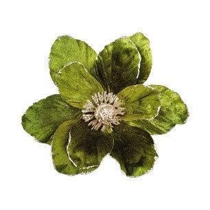 Clip On Velvet Magnolia Sage-Swing-Lima & Co