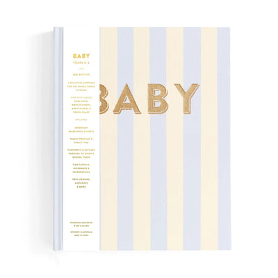 Cloud Stripe Baby Book-Fox And Fallow-Lima & Co