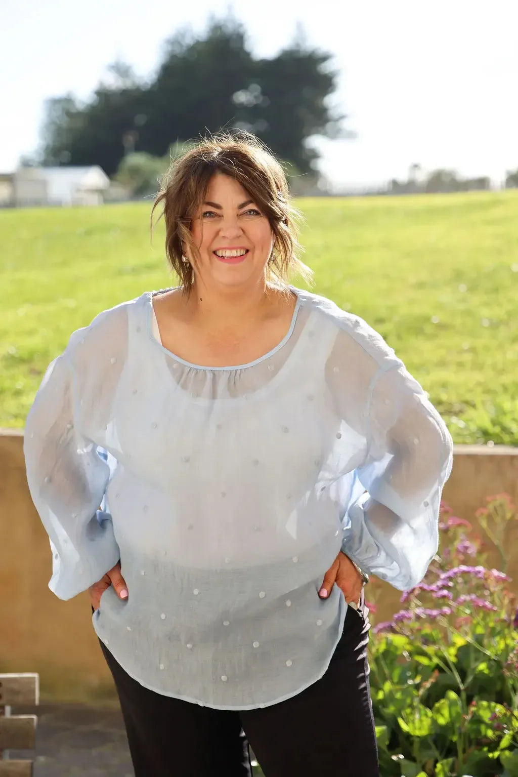 Clover Top - Blue Spot-The Eighth Letter-Lima & Co