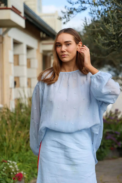 Clover Top - Blue Spot-The Eighth Letter-Lima & Co