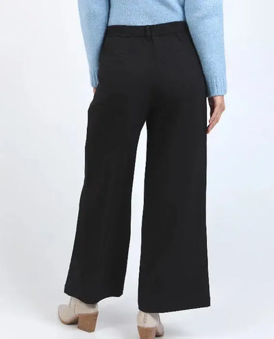 Clyde Pant - Black-Foxwood-Lima & Co