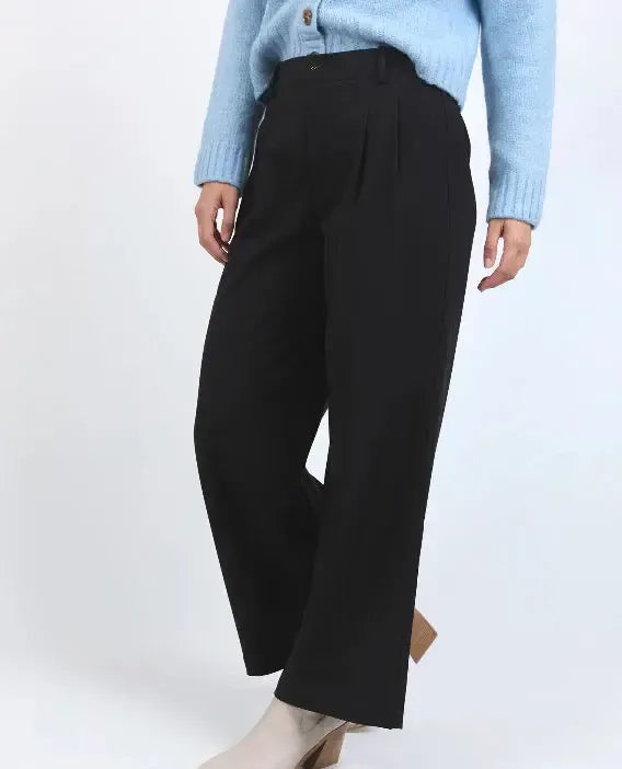 Clyde Pant - Black-Foxwood-Lima & Co