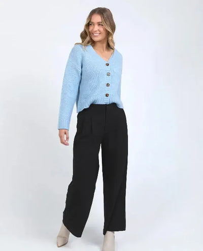 Clyde Pant - Black-Foxwood-Lima & Co