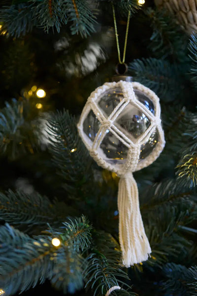 Coastal Intricate Buoy Bauble-Holly and Ivy-Lima & Co