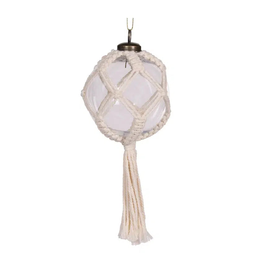 Coastal Intricate Buoy Bauble-Holly and Ivy-Lima & Co