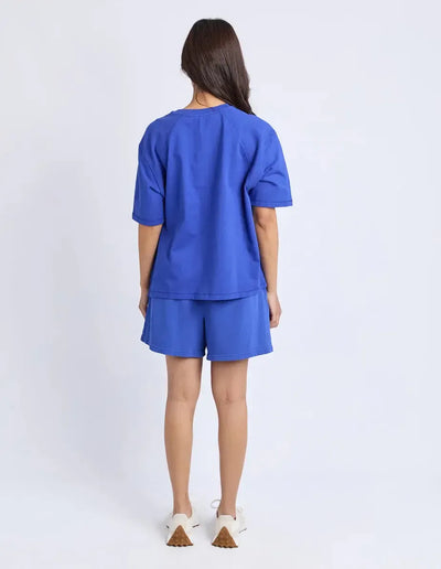 Coded Throw On - Blue-Foxwood-Lima & Co
