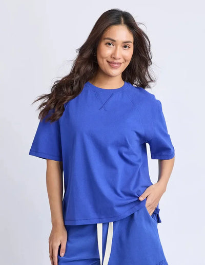 Coded Throw On - Blue-Foxwood-Lima & Co
