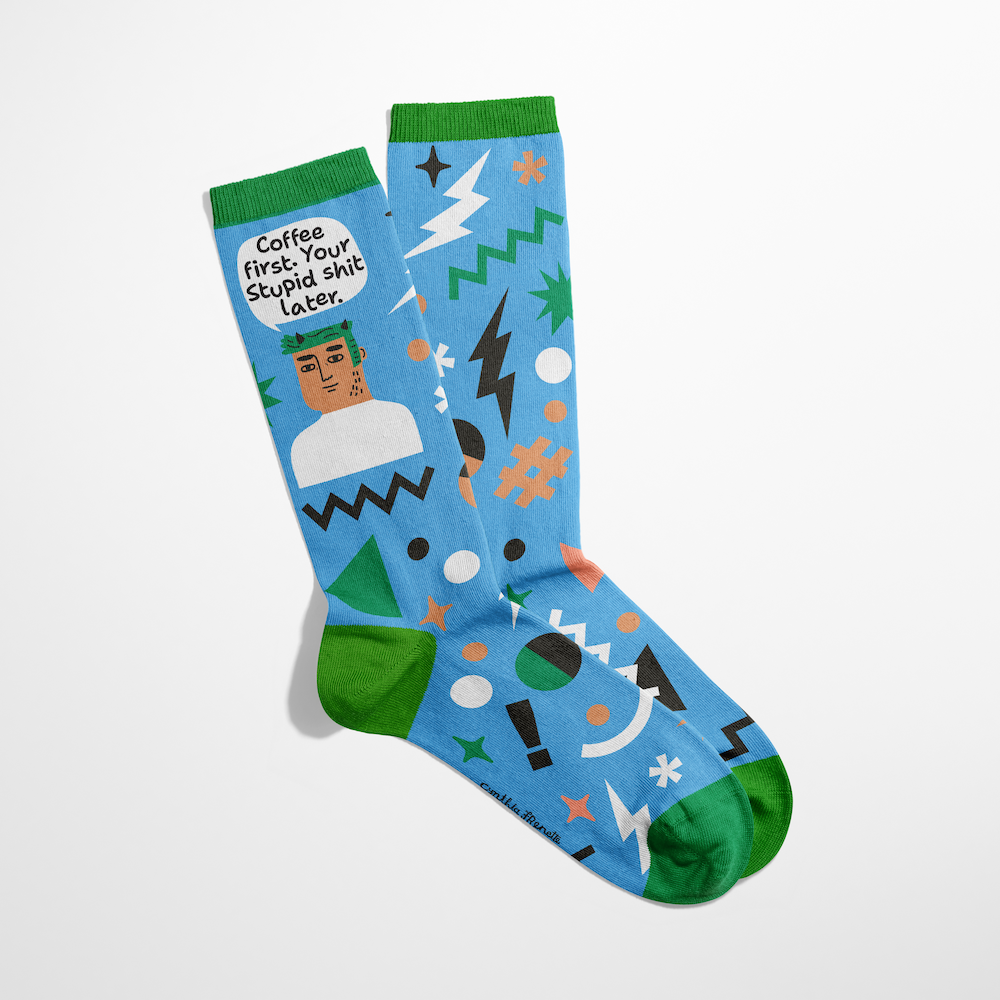 Coffee First Socks-Disrupted Industries-Lima & Co