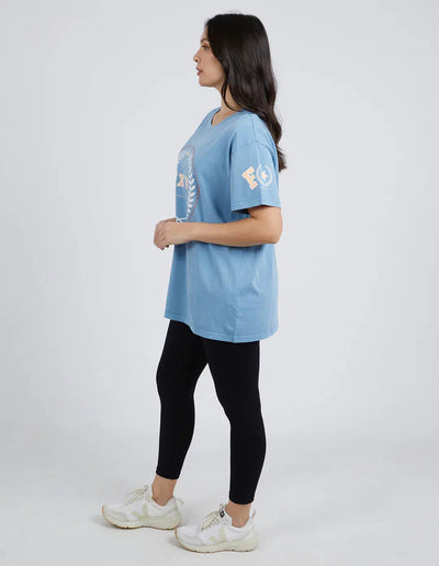 College Tee - Blue-Foxwood-Lima & Co