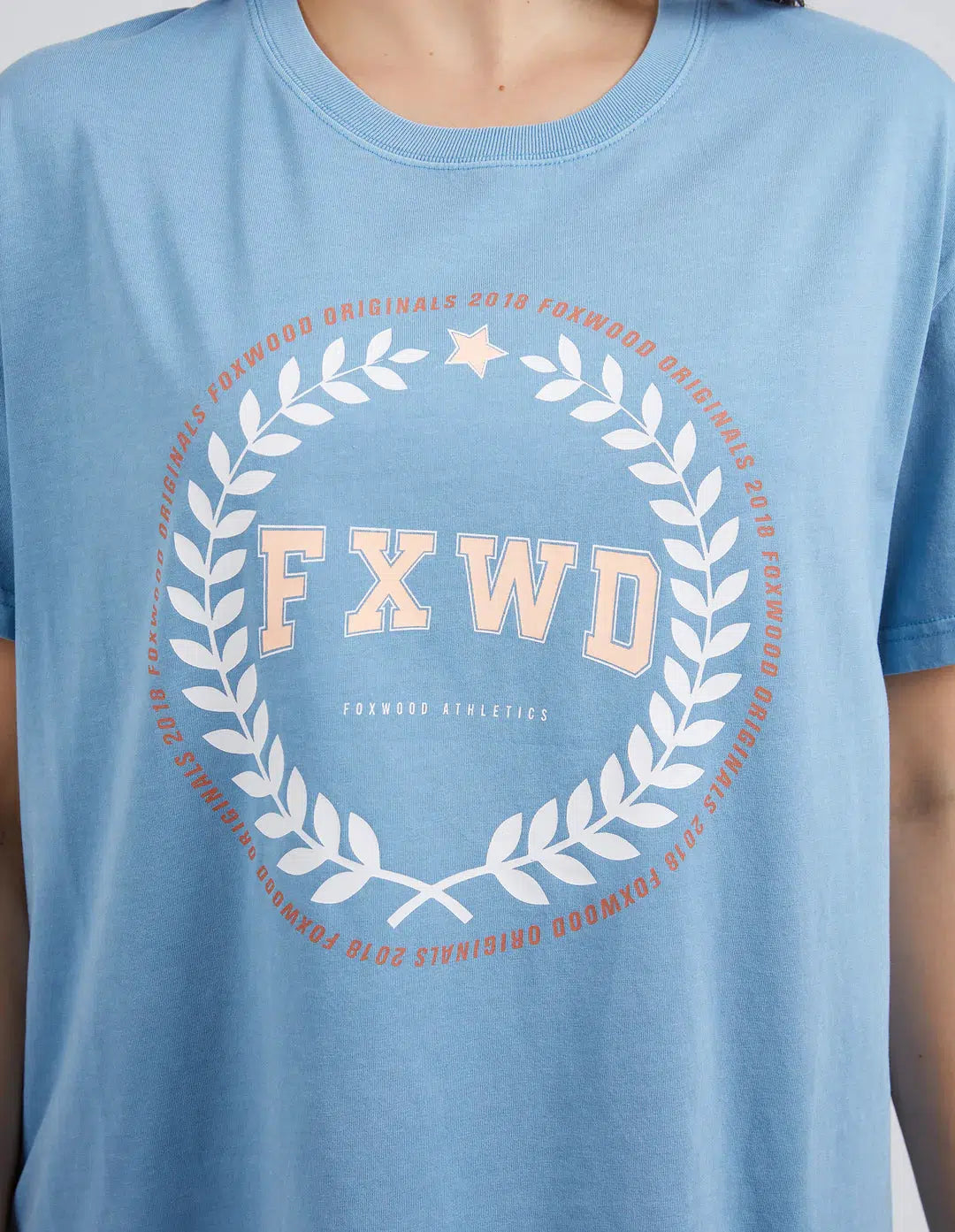 College Tee - Blue-Foxwood-Lima & Co