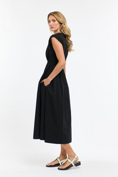 Cooper Cotton Dress - Black-365 Days-Lima & Co