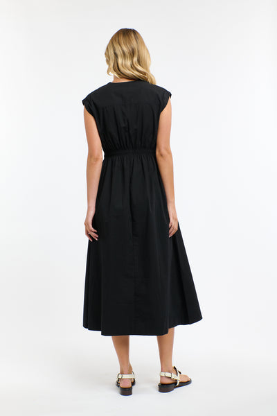 Cooper Cotton Dress - Black-365 Days-Lima & Co