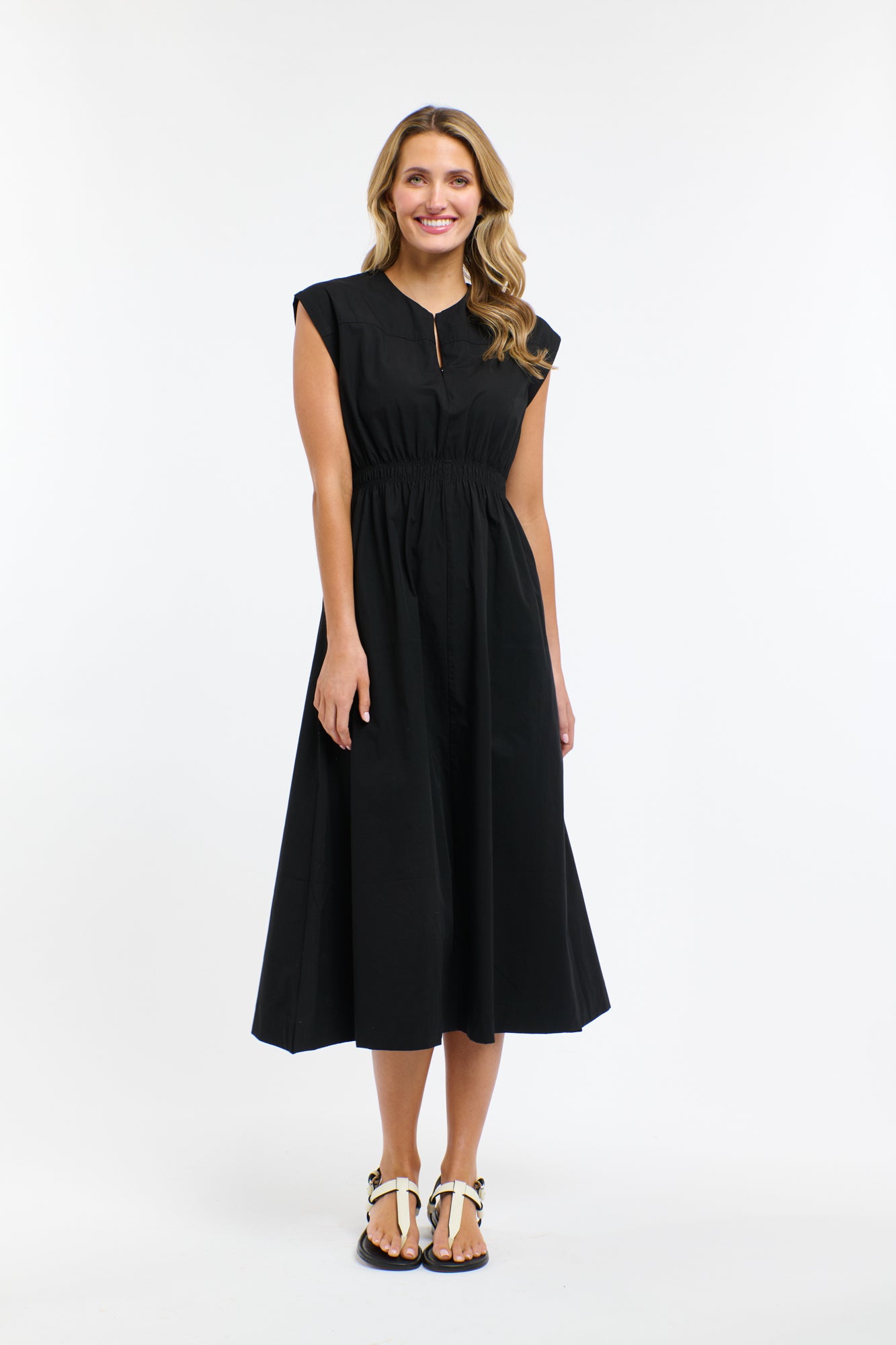 Cooper Cotton Dress - Black-365 Days-Lima & Co
