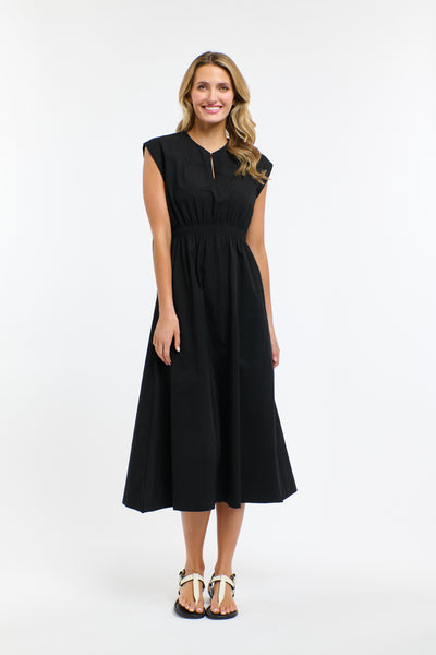 Cooper Cotton Dress - Black-365 Days-Lima & Co