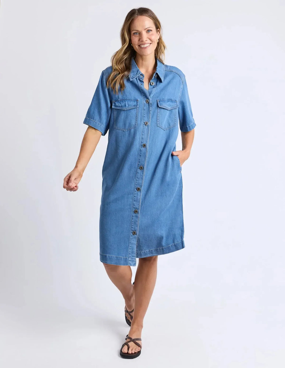 white christmas dresses Women's Nina Denim Jumpsuit
