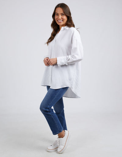 Cordelia Shirt - White-Elm Lifestyle-Lima & Co