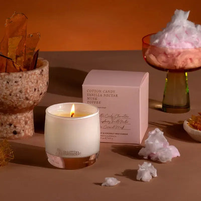 Cotton Candy Vanilla Nectar Musk Toffee Candle - 140g-Urban Rituelle-Lima & Co