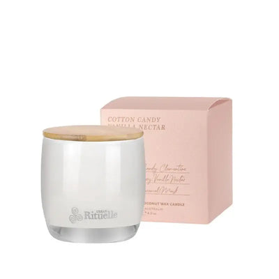 Cotton Candy Vanilla Nectar Musk Toffee Candle - 140g-Urban Rituelle-Lima & Co