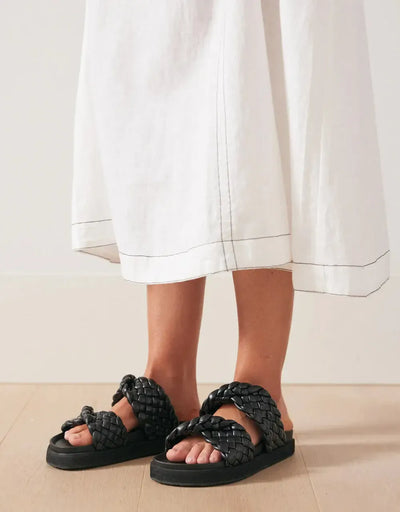 Dakota Linen Skirt - White-365 Days-Lima & Co