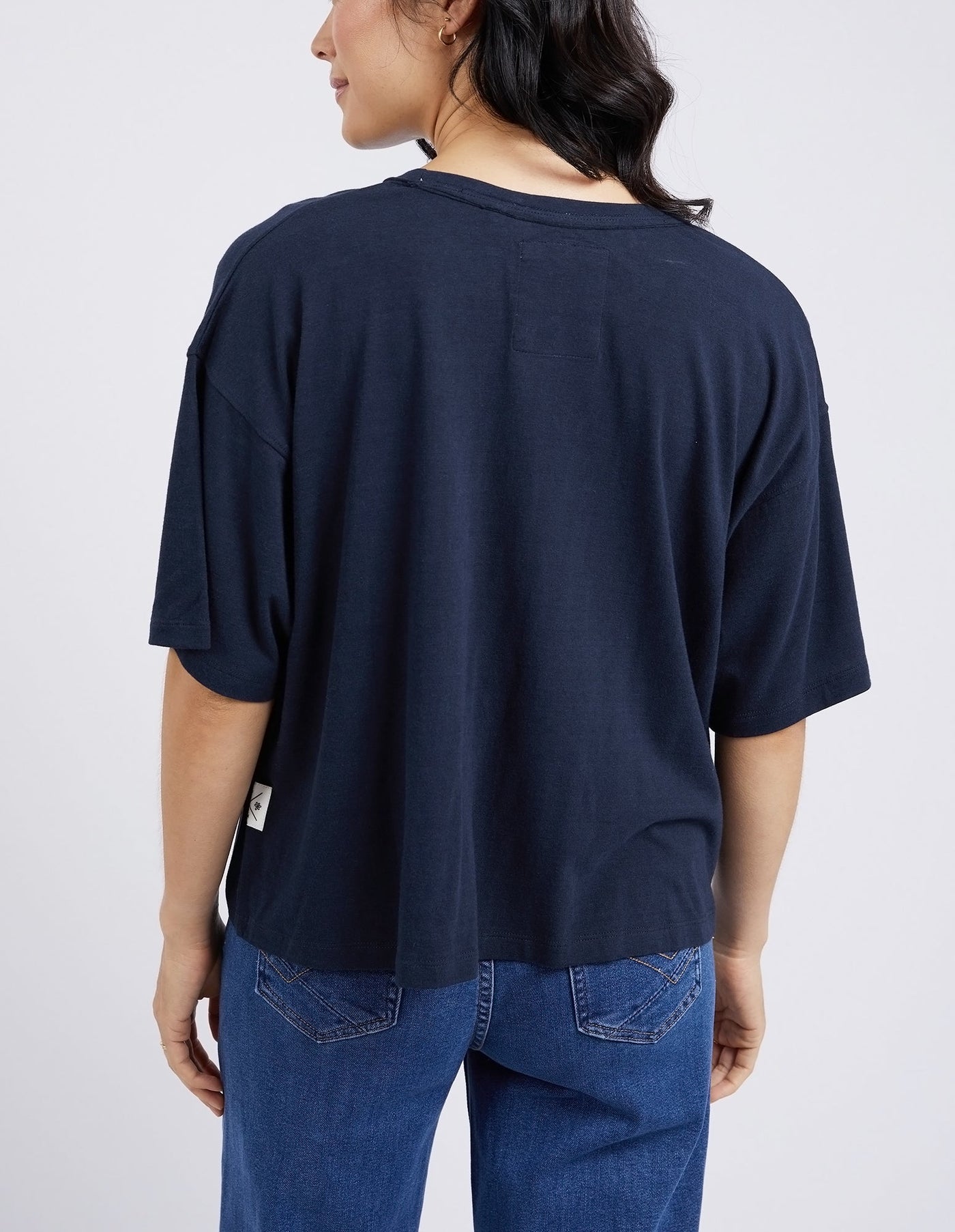 Dallas S/Sleeve Tee - Navy-Elm Lifestyle-Lima & Co