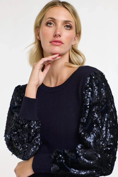 Date Night Top - Navy-365 Days-Lima & Co