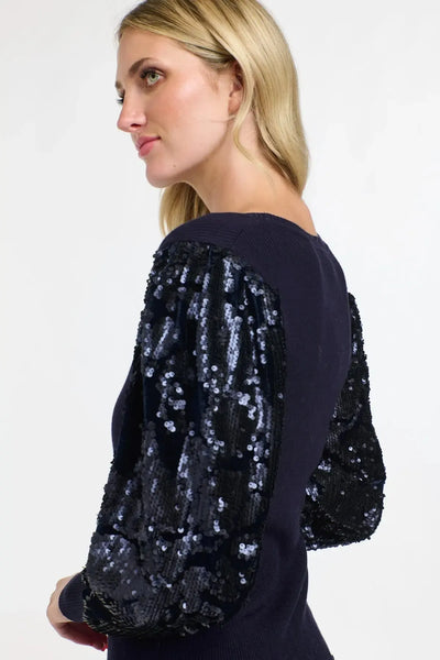 Date Night Top - Navy-365 Days-Lima & Co