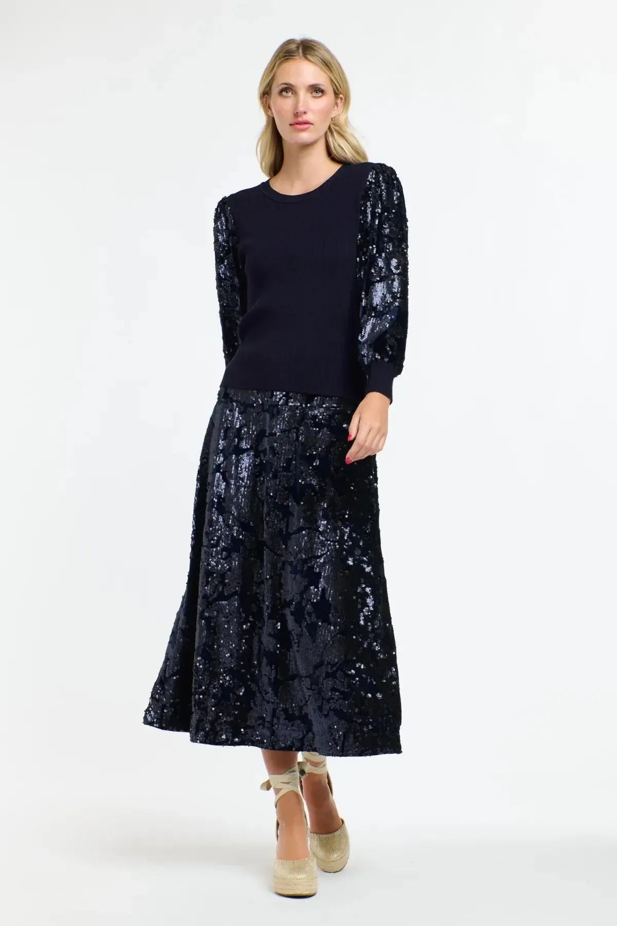 Date Night Top - Navy-365 Days-Lima & Co