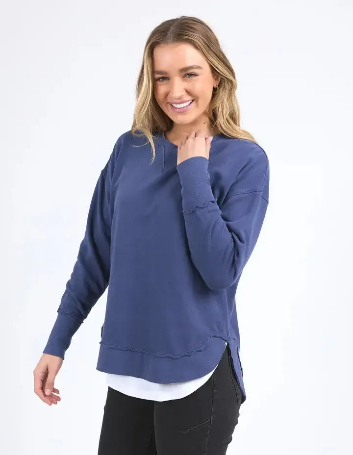 Delilah Crew - Deep Blue-Foxwood-Lima & Co