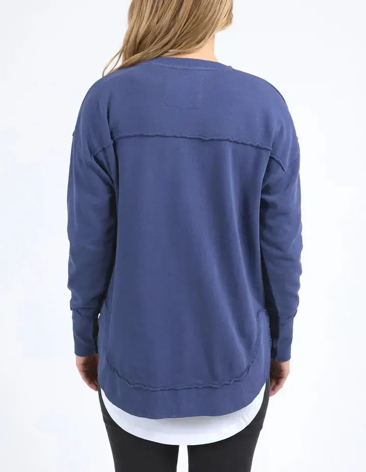 Delilah Crew - Deep Blue-Foxwood-Lima & Co
