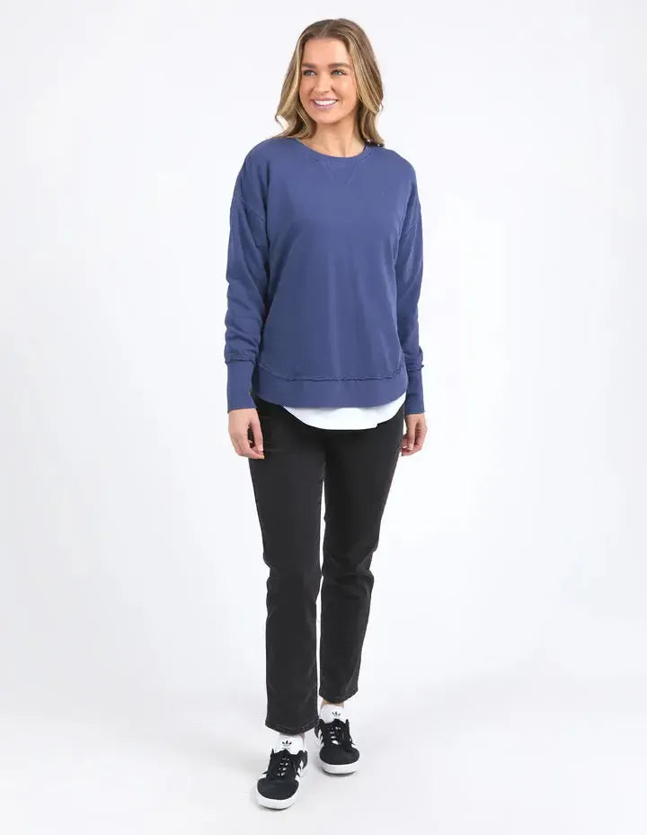 Delilah Crew - Deep Blue-Foxwood-Lima & Co