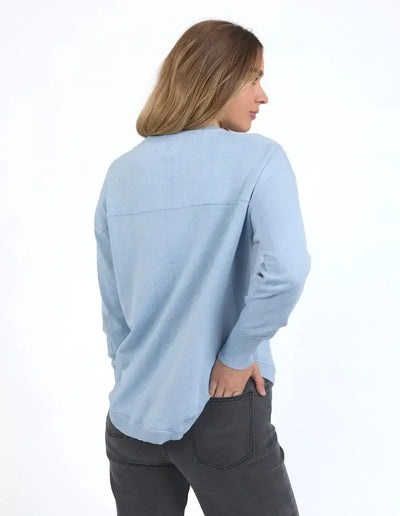 Delilah Knit - Light Blue-Foxwood-Lima & Co