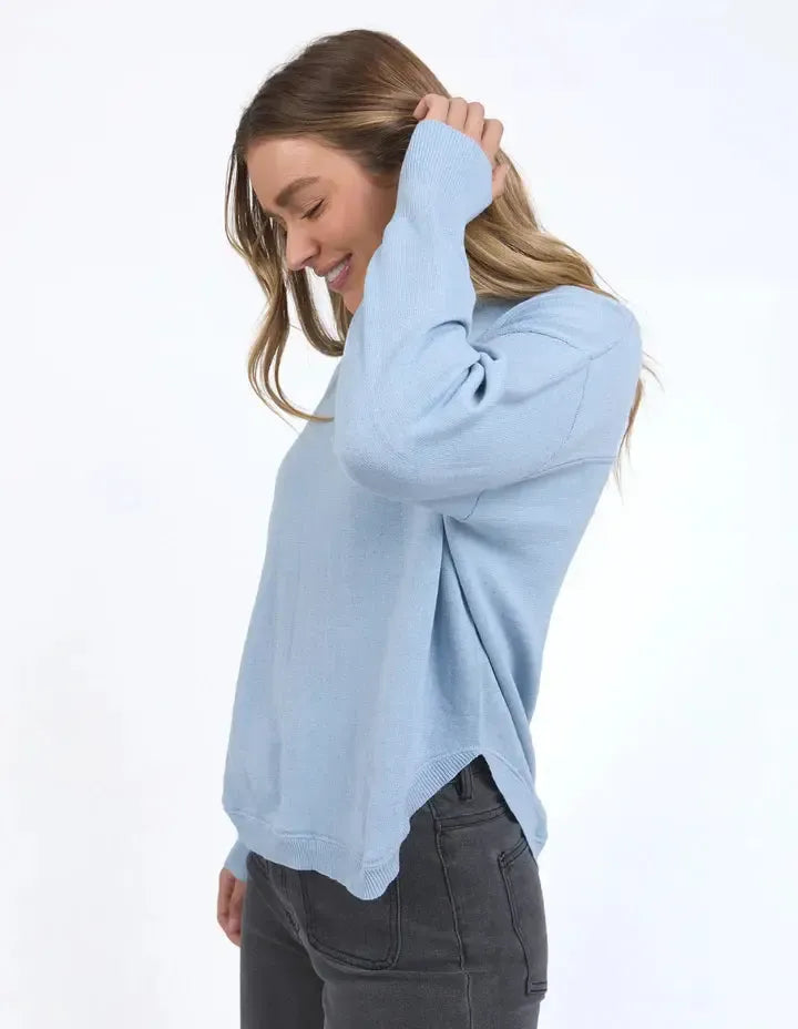 Delilah Knit - Light Blue-Foxwood-Lima & Co