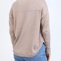 Delilah Knit - Mushroom-Foxwood-Lima & Co