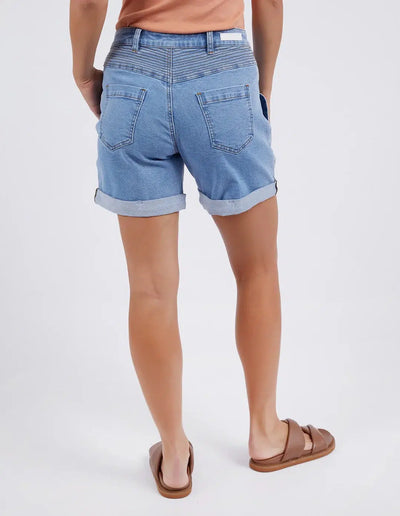 Devi Short - Light Blue Denim-Foxwood-Lima & Co