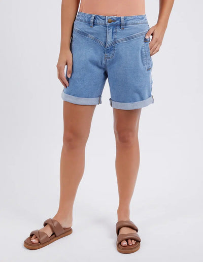 Devi Short - Light Blue Denim-Foxwood-Lima & Co