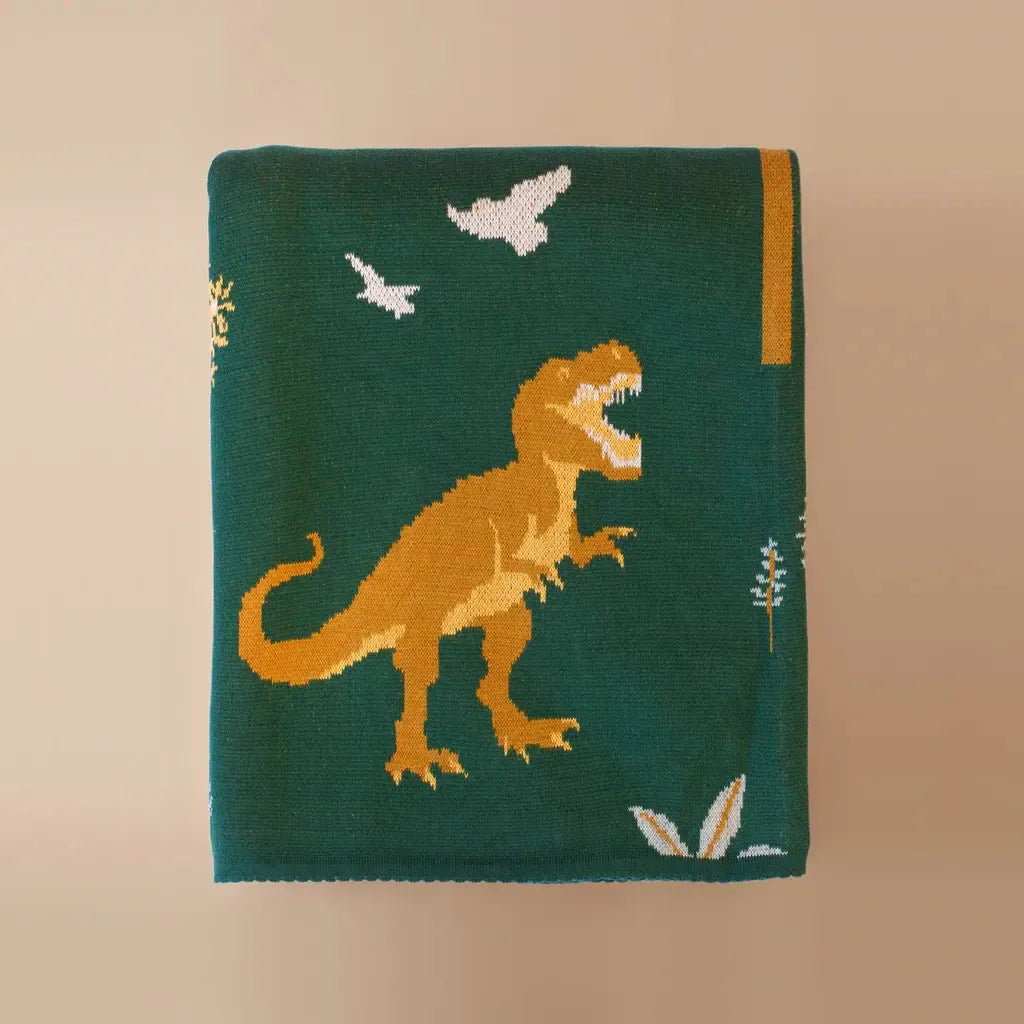 Dinos Throw Blanket-Fox And Fallow-Lima & Co