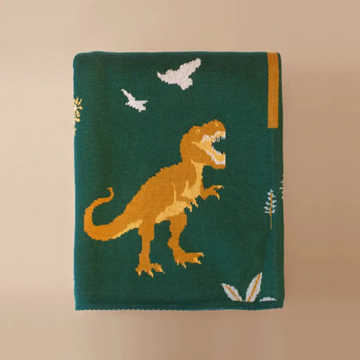 Dinos Throw Blanket-Fox And Fallow-Lima & Co