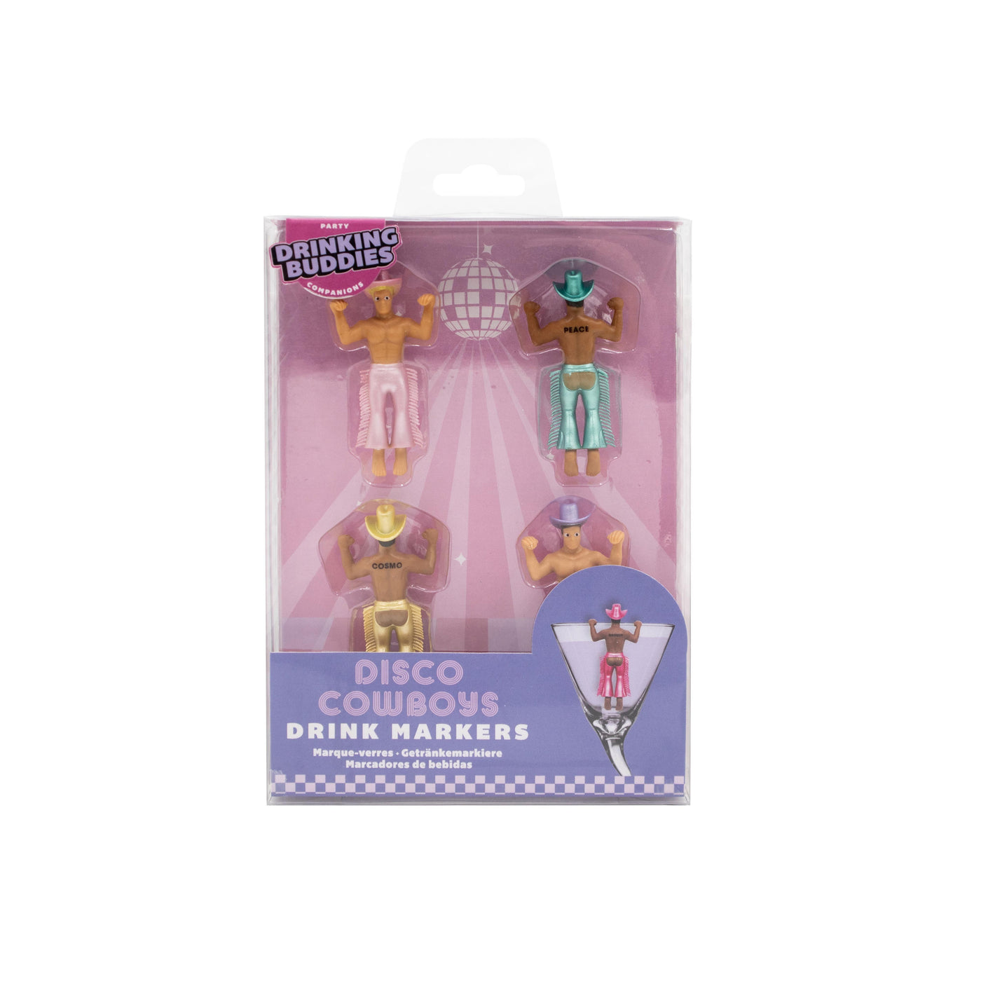 Disco Cowboy Drink Markers-Albi-Lima & Co