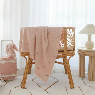 Dusty Roses Blanket-Fox And Fallow-Lima & Co