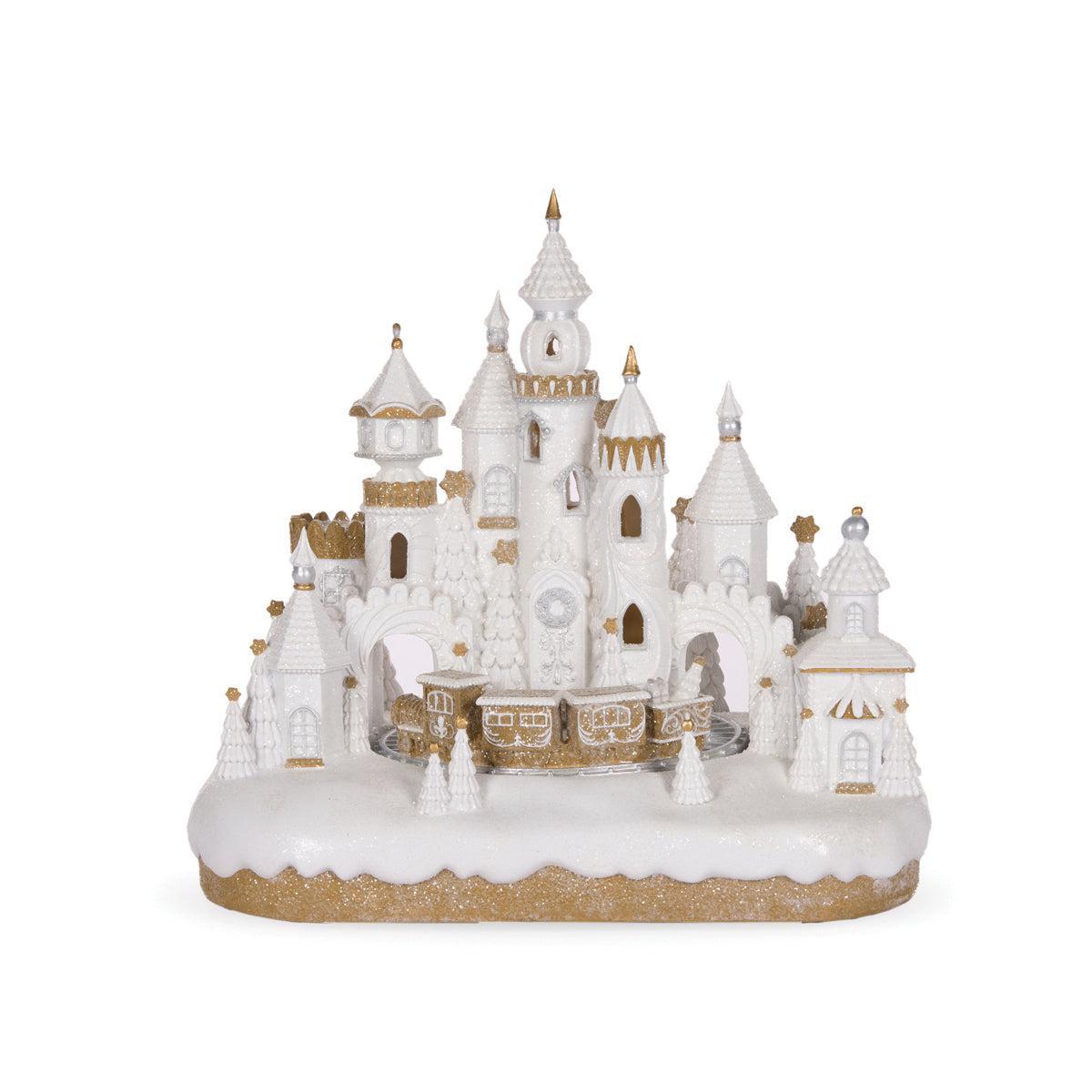 Elaborate Led Frosted Gingerbread Village-Holly and Ivy-Lima & Co