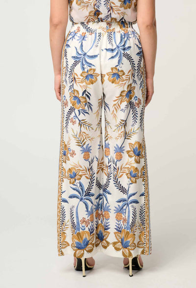 Elastic Waist Panel Pant - Golden Medina-Once Was-Lima & Co