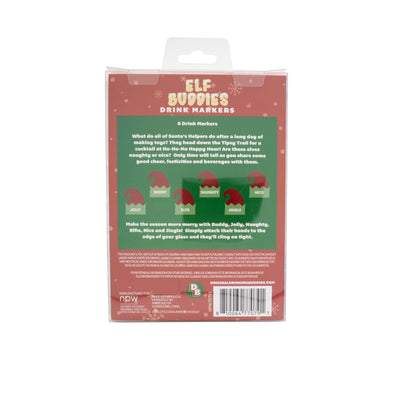 Elf Buddies Drink Markers Set 4-Lima and Co-Lima & Co