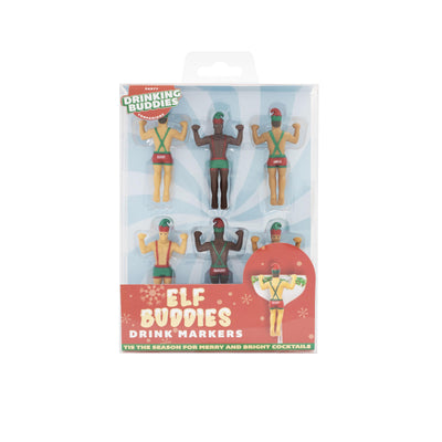 Elf Buddies Drink Markers Set 4-Lima and Co-Lima & Co