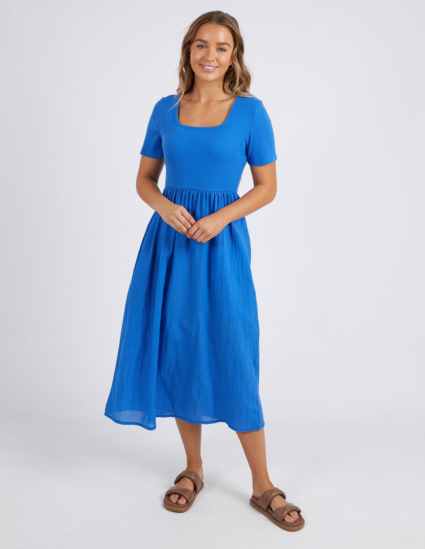 Ella Dress - Blue-Foxwood-Lima & Co