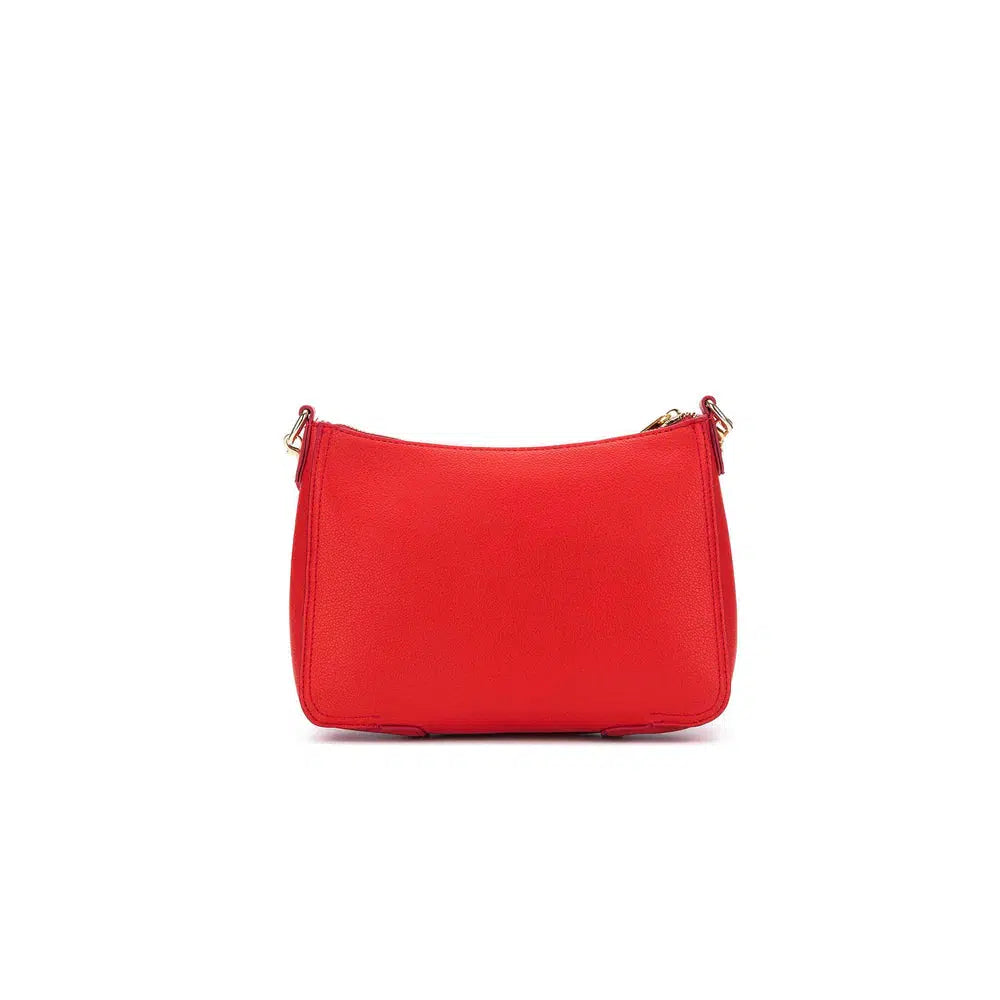 Elle Crossbody Bag Red-Black Caviar-Lima & Co